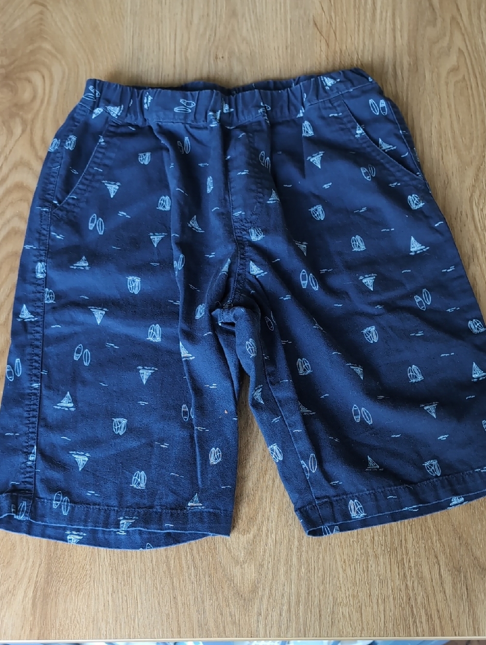 Uniqlo Boy's Nautical Cotton Shorts Size 11-12 Y